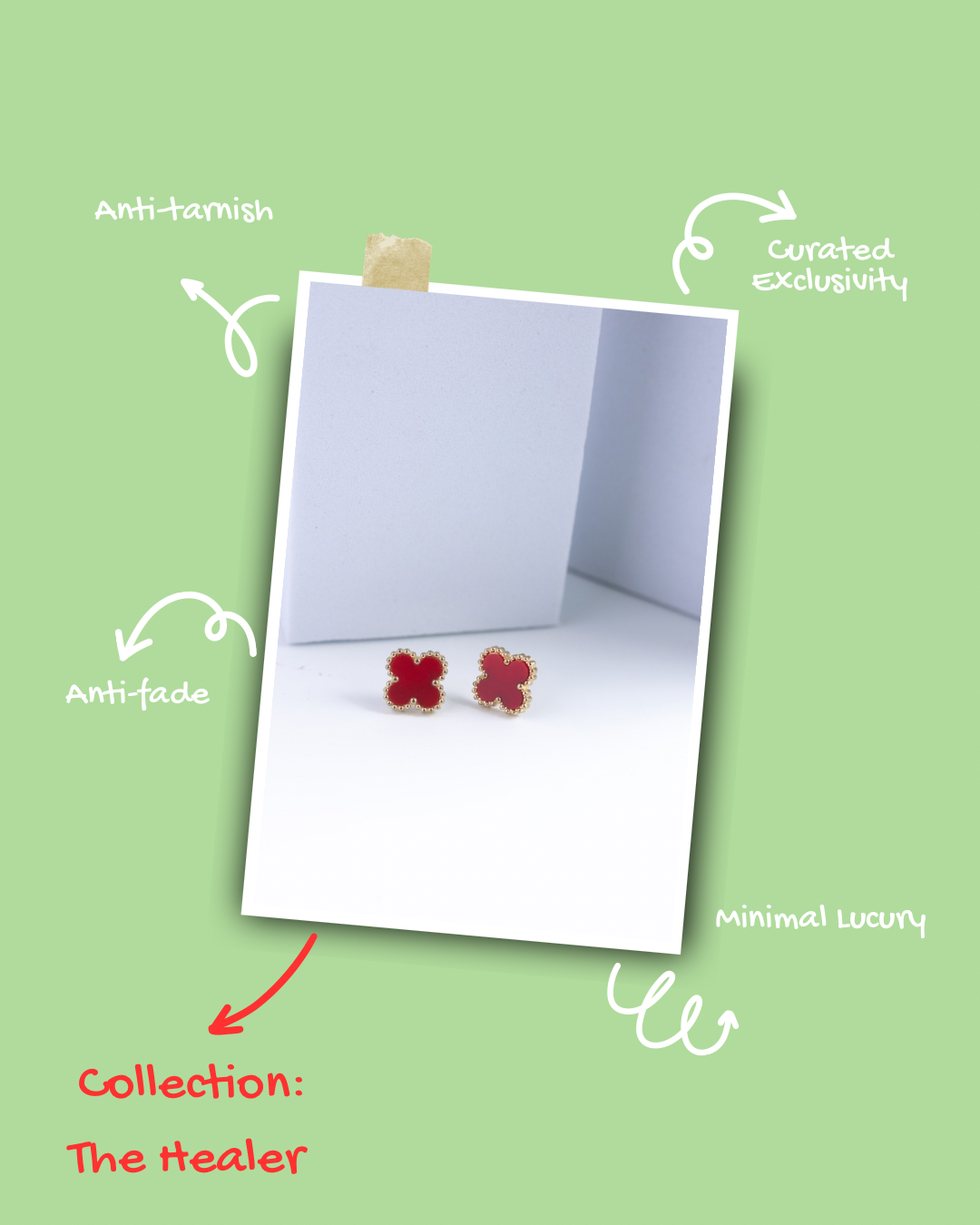 The Fiery Bloom Studs